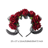 Maxbell Flower Wreath Hairband Flower Headband for Cosplay Role Playing Party Favors