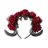 Maxbell Flower Wreath Hairband Flower Headband for Cosplay Role Playing Party Favors