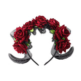 Maxbell Flower Wreath Hairband Flower Headband for Cosplay Role Playing Party Favors