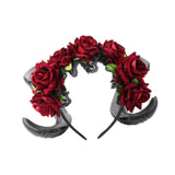 Maxbell Flower Wreath Hairband Flower Headband for Cosplay Role Playing Party Favors