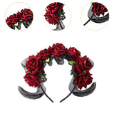 Maxbell Flower Wreath Hairband Flower Headband for Cosplay Role Playing Party Favors