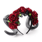 Maxbell Flower Wreath Hairband Flower Headband for Cosplay Role Playing Party Favors