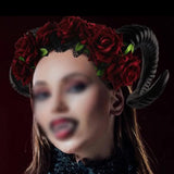 Maxbell Flower Wreath Hairband Flower Headband for Cosplay Role Playing Party Favors