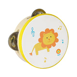 Maxbell Wood Handheld Tambourines Handbell Educational Toy for Dancing Game Toys KTV 10cm lion
