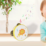 Maxbell Wood Handheld Tambourines Handbell Educational Toy for Dancing Game Toys KTV 10cm lion