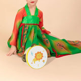 Maxbell Wood Handheld Tambourines Handbell Educational Toy for Dancing Game Toys KTV 10cm lion