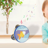 Maxbell Wood Handheld Tambourines Handbell Educational Toy for Dancing Game Toys KTV 10cm Fish