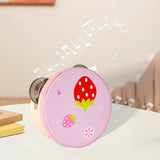 Maxbell Wood Handheld Tambourines Handbell Educational Toy for Dancing Game Toys KTV 10cm Strawberry