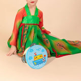 Maxbell Wood Handheld Tambourines Handbell Educational Toy for Dancing Game Toys KTV 10cm Ship