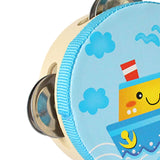 Maxbell Wood Handheld Tambourines Handbell Educational Toy for Dancing Game Toys KTV 10cm Ship