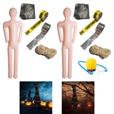 Inflatable Mannequin Prop for DIY Halloween Decoration Retail Clothing Shops without Pump