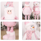 Maxbell Christmas Doll Santa Table Centerpiece for Festivals Indoor Outdoor New Year