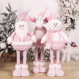 Maxbell Christmas Doll Santa Table Centerpiece for Festivals Indoor Outdoor New Year