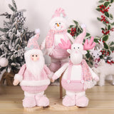 Maxbell Christmas Doll Santa Table Centerpiece for Festivals Indoor Outdoor New Year