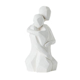 Maxbell Lover Figurine Ceramic Romantic Tabletop Ornament for Bookshelf Desk Cabinet