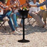 Maxbell Standing Ice Bucket Thickened Outdoor Bar Supplies for Restaurants Bar Party