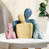 Maxbell Family Statues Creative Family Figurines for Coffee Table Desktop Decoration 4 Statues