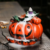 Halloween Pumpkin Fragrant Burner Sculpture for Living Room Libraries Desktop