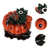 Halloween Pumpkin Fragrant Burner Sculpture for Living Room Libraries Desktop