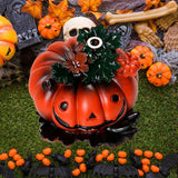 Halloween Pumpkin Fragrant Burner Sculpture for Living Room Libraries Desktop