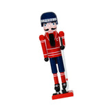 Christmas Wood Ice Hockey Athlete Nutcracker for Holiday Tradition Versatile