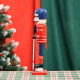 Christmas Wood Ice Hockey Athlete Nutcracker for Holiday Tradition Versatile