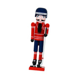 Christmas Wood Ice Hockey Athlete Nutcracker for Holiday Tradition Versatile