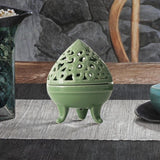 Maxbell Incense Burner with Lid Incense Stick Holder for Tea Room Stick Incense Home A