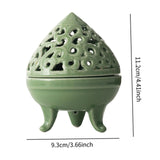 Maxbell Incense Burner with Lid Incense Stick Holder for Tea Room Stick Incense Home A