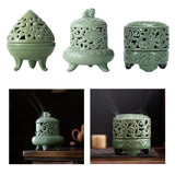Maxbell Incense Burner with Lid Incense Stick Holder for Tea Room Stick Incense Home A