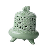 Maxbell Incense Burner with Lid Incense Stick Holder for Tea Room Stick Incense Home B