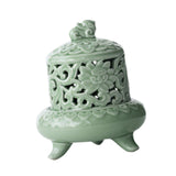 Maxbell Incense Burner with Lid Incense Stick Holder for Tea Room Stick Incense Home B