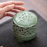 Maxbell Incense Burner with Lid Incense Stick Holder for Tea Room Stick Incense Home C