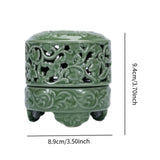 Maxbell Incense Burner with Lid Incense Stick Holder for Tea Room Stick Incense Home C