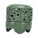 Maxbell Incense Burner with Lid Incense Stick Holder for Tea Room Stick Incense Home C