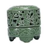 Maxbell Incense Burner with Lid Incense Stick Holder for Tea Room Stick Incense Home C