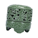 Maxbell Incense Burner with Lid Incense Stick Holder for Tea Room Stick Incense Home C