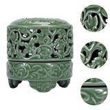 Maxbell Incense Burner with Lid Incense Stick Holder for Tea Room Stick Incense Home C