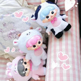 Cute Plush Doll Ornament Cartoon Collection Pajamas Doll for Teens Kids Boys