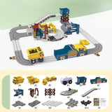 Engineering Train Set DIY Electric Kid Toy for Children 3 4 5 6 7 8 Year Old