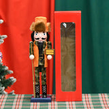 Maxbell Nutcracker Figurine Ornament Christmas Decoration for Home Party Living Room