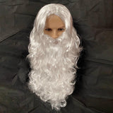 Maxbell Santa Wig and Beard Christmas Cosplay for Halloween Performance Themed Party