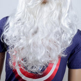Maxbell Santa Wig and Beard Christmas Cosplay for Halloween Performance Themed Party
