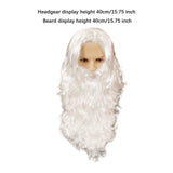 Maxbell Santa Wig and Beard Christmas Cosplay for Halloween Performance Themed Party
