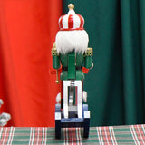 Maxbell Nutcrackers Rocking Horse Gift Handcraft for Bedroom Festival Props New Year