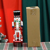 Maxbell Wooden Nutcrackers Rocking Horse Nutcracker Figures for Festival Props Table