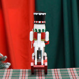 Maxbell Wooden Nutcrackers Rocking Horse Nutcracker Figures for Festival Props Table