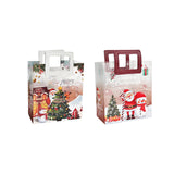 Maxbell Christmas Gift Bag Cute Christmas Treat Bag Candy Bag for Xmas Party Holiday white