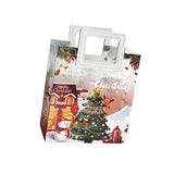 Maxbell Christmas Gift Bag Cute Christmas Treat Bag Candy Bag for Xmas Party Holiday white