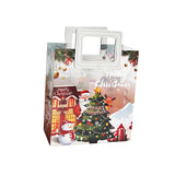Maxbell Christmas Gift Bag Cute Christmas Treat Bag Candy Bag for Xmas Party Holiday white